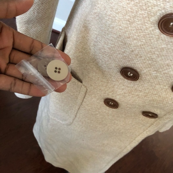 DKNY Beige/Oatmeal Coat - Picture 5 of 7